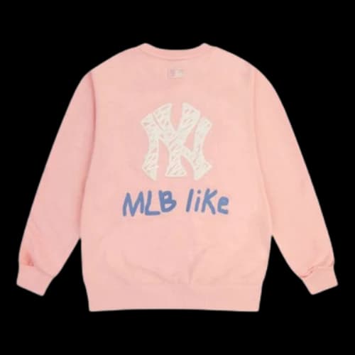 MLB Like New York Yankees Logo Unisex Pink