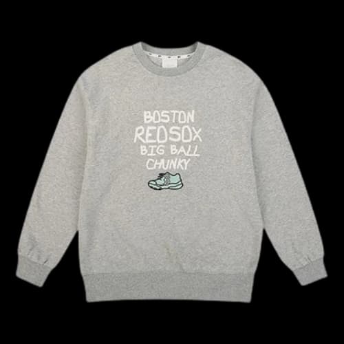 MLB Unisex Daddy Shoes Series Sweatshirt Gray