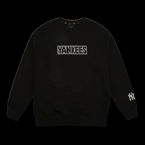 MLB Classic Long Sleeves Round Neck Unisex Black