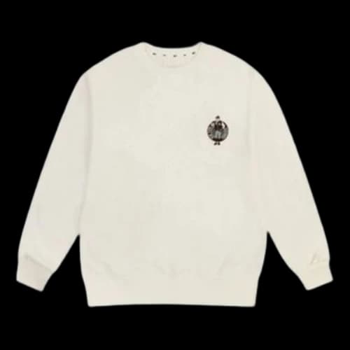 MLB Unisex Printing Round-neck Sweatshirt White