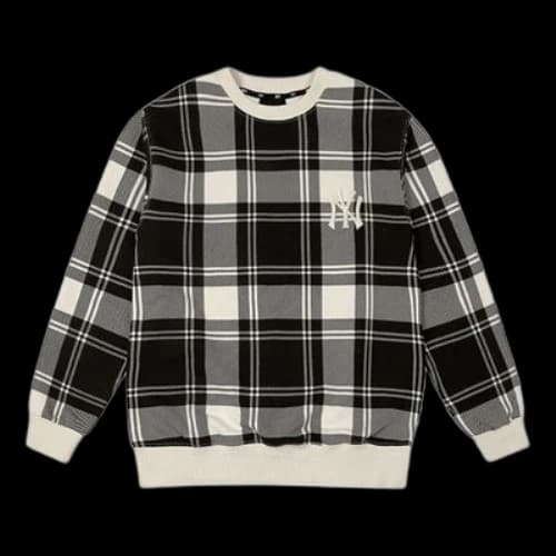 MLB New York Yankees Long-Sleeve Fleece Unisex Black/White