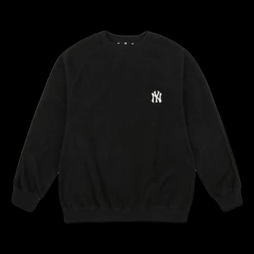 MLB New York Yankees lamb's wool Small Label Pullover Unisex Black