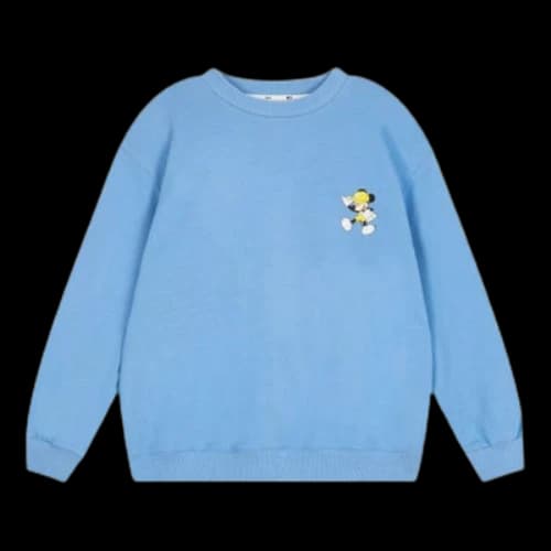 MLB x Disney Mickey Crossover Athleisure Casual Sports Long Sleeves Unisex Blue