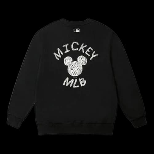 MLB x Disney Mickey Mouse Long-Sleeve Fleece Unisex Black