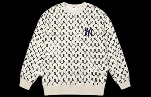 MLB New York Yankees Retro Round Neck Unisex White