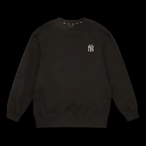 MLB NYLogo Long Sleeves Round Neck Unisex Black