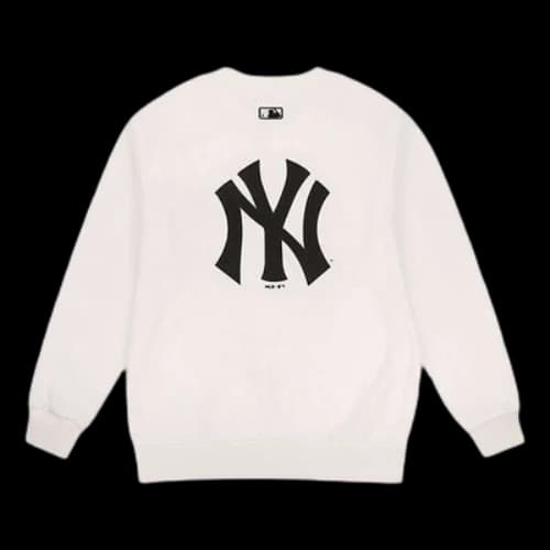MLB New York Yankees Printing Logo Sports Fleece Unisex White