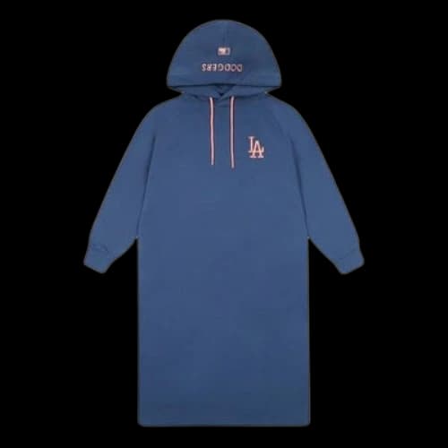 MLB Los Angeles Dodgers Long Blue Hoodie (Women's)