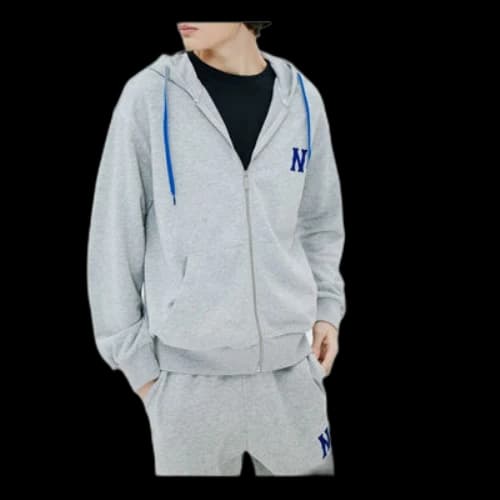 MLB Embroidered Athleisure Casual Sports New York Yankees Unisex Gray