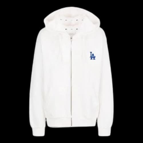 MLB x Disney Mickey Crossover Zipper Unisex White