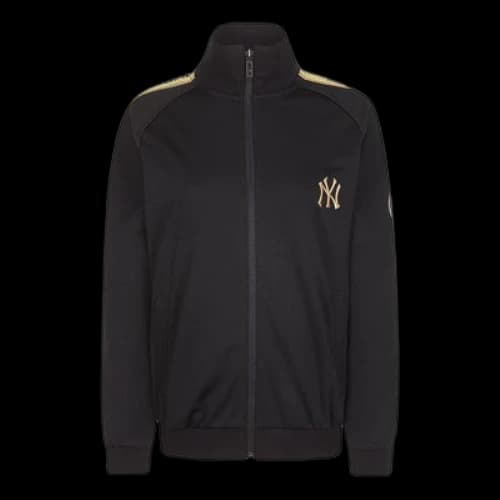 MLB Disney Mickey Crossover New York Yankees Stand Collar Jacket Unisex Black