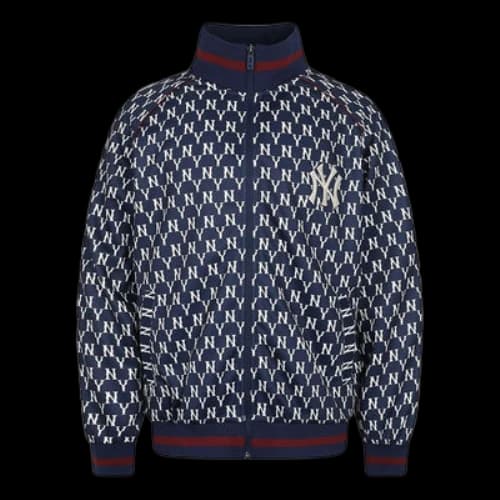 MLB Retro Series Zipper Jacket New York Yankees Unisex Navy Blue