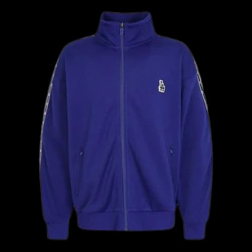 MLB Loose Small Label Athleisure Casual Sports Stand Collar Zipper Unisex Blue
