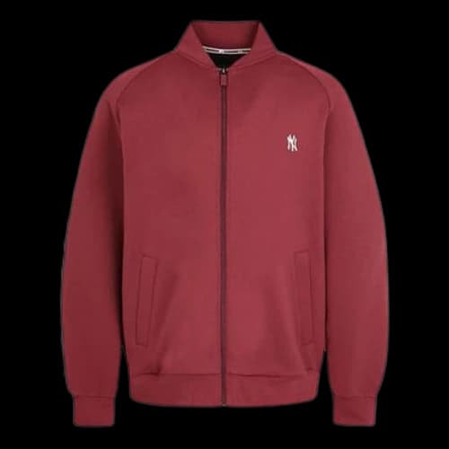 MLB Small Label Embroidered Stand Collar Jacket New York Yankees Unisex Red