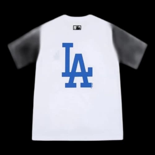 MLB La Dodgers Los Angeles Dodgers Big Logo Round Neck Unisex White