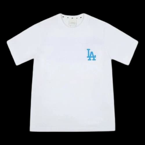 MLB LA Dodgers Los Angeles Dodgers Basic Printing Short Sleeve Unisex White