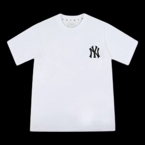 MLB New York Yankees Basic Printing Short-Sleeve Tee Unisex White