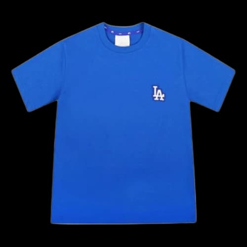 MLB LA Dodgers Los Angeles Dodgers Round Neck Short Sleeve Unisex Blue