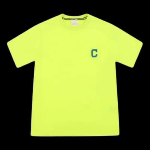 MLB Cleveland Indians Cleveland Guardians Basic Round Neck Short Sleeve Unisex Yellow