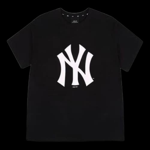 MLB NY/LA New York Yankees Basic Printing Sports Short-Sleeve Tee Unisex Black