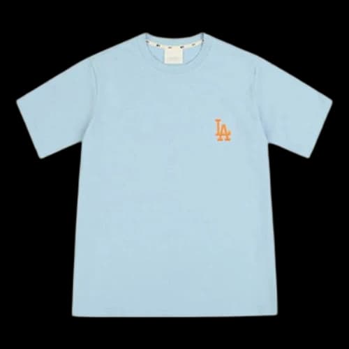 MLB Los Angeles Dodgers Basic Small Logo Short Sleeve Unisex Sky Blue