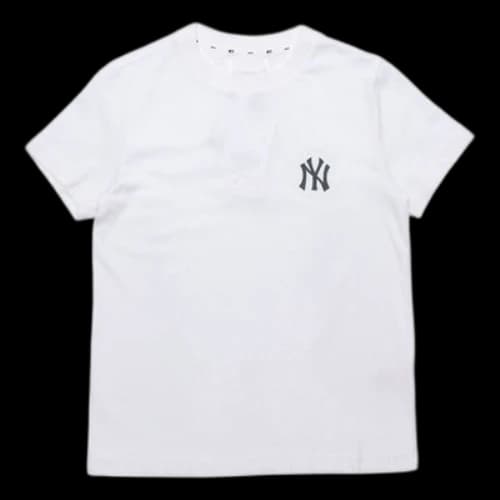 MLB Unisex New York Yankees Logo Tee White