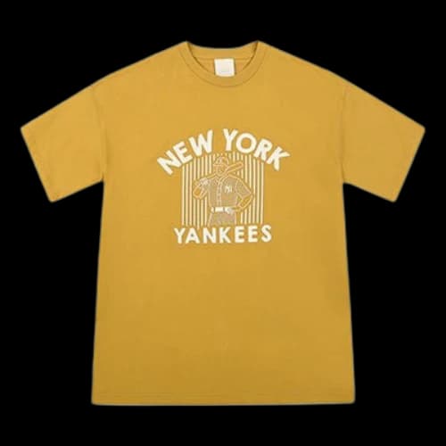 MLB Unisex BIGBOY Series Printing Round-neck Tee Yellow