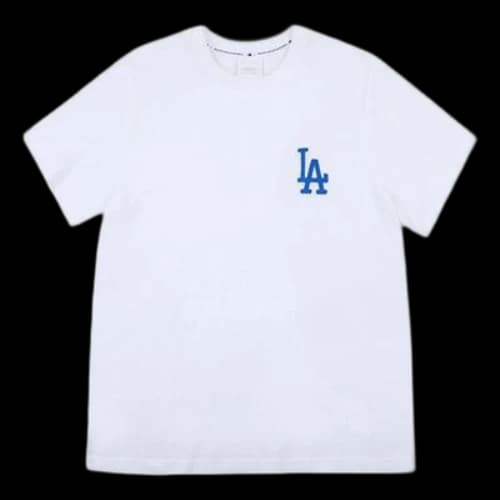 MLB LA Dodgers Los Angeles Dodgers Basic Small Label Short Sleeve Unisex White