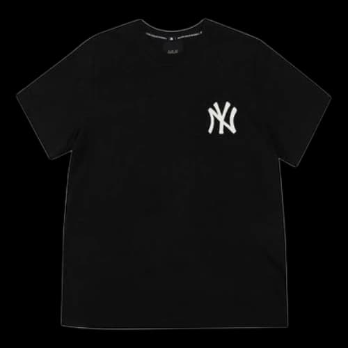 MLB Small Label Embroidered Sports Short Sleeve Unisex Black