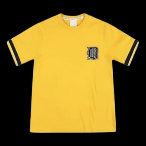 MLB Embroidered LOGO Short Sleeve Unisex Yellow