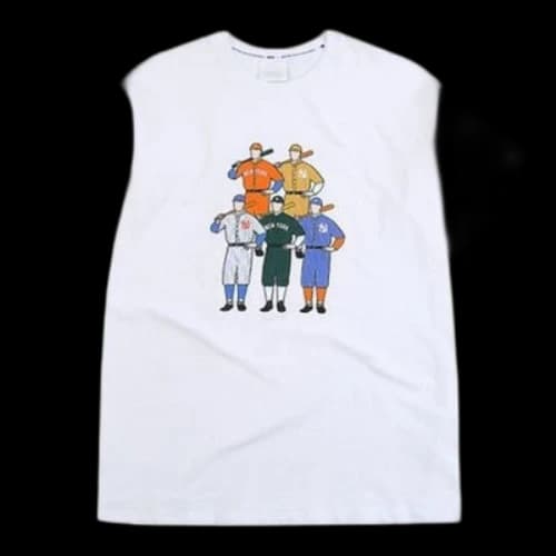 MLB Printing Short Sleeve Version Unisex White