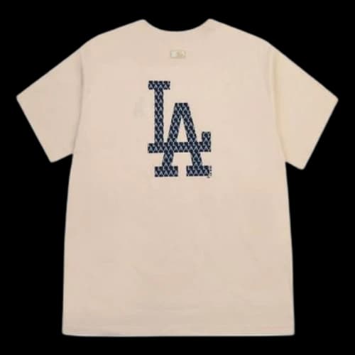 MLB Retro Series Los Angeles Dodgers Short Sleeve Unisex Ivory