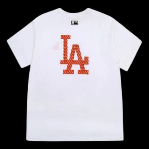 MLB Retro Series Los Angeles Dodgers Short Sleeve Unisex White
