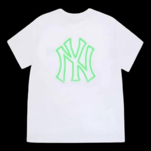 MLB New York Yankees NY/LA Short Sleeve Unisex White