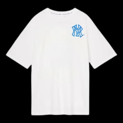 MLB Popcorn New York Yankees Loose Printing Unisex White