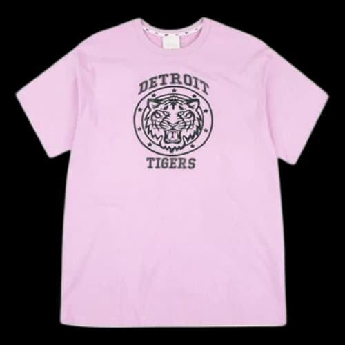 MLB Cartoon Series Round Neck Tee 'Pink'