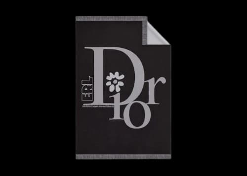 Dior x ERL Blanket Black/Gray