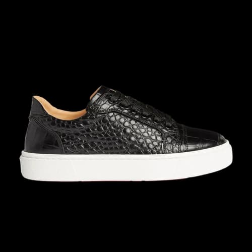 Christian Louboutin Vieirissima Flat Calf 'Alligator Patent - Black' (Women's)
