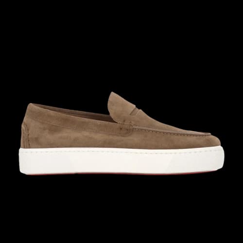 Christian Louboutin Paqueboat Flat Crosta Retournee 'Silex'