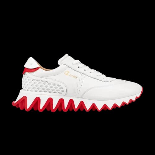Christian Louboutin Loubishark White Red