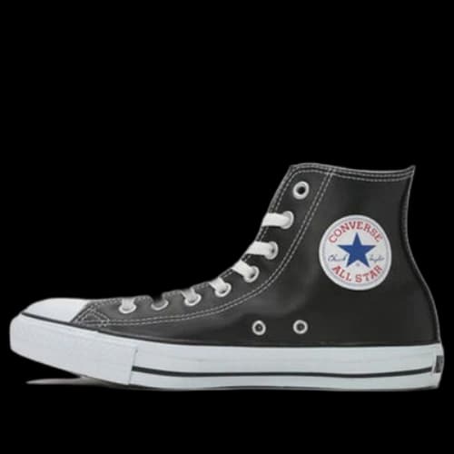 Converse All Star Leather High Top 'Black White'