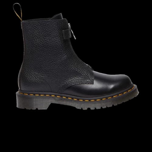 Dr. Martens 1460 Front Zip Leather Lace Up Boot 'Black' (Women's)