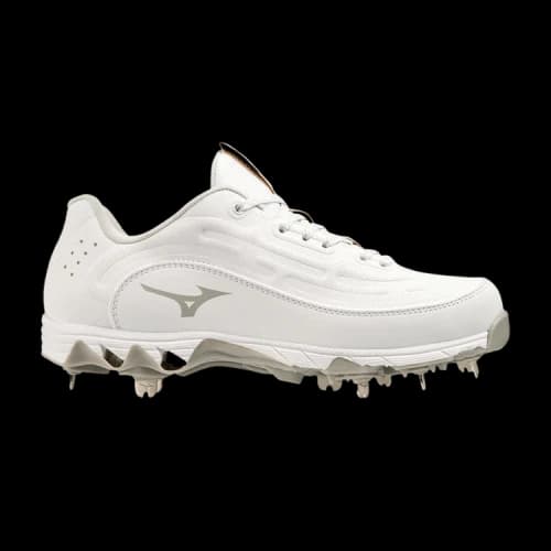 Mizuno 9-Spike 8 Low 'White Grey' (Women's)