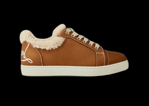 Christian Louboutin Fun Vieira Flat Sherling Terra (Womens)