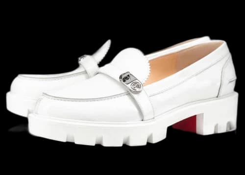 Christian Louboutin Lock Woody Bianco (Women's)