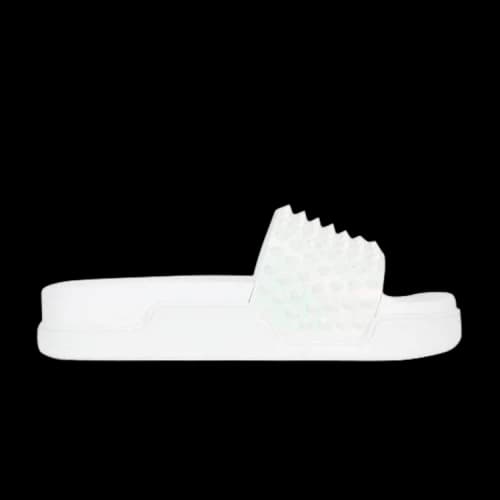 Christian Louboutin Pool Fun Mirage Slides 'White'