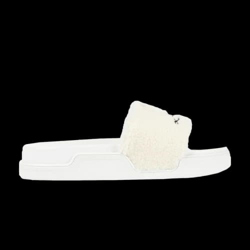 Christian Louboutin Navy Pool Flat Slide 'White'