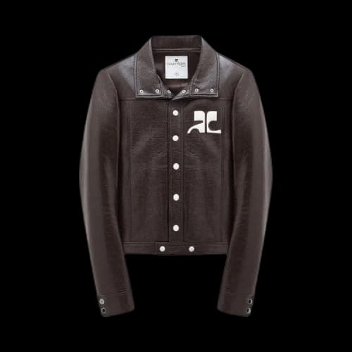 Courrèges Vinyl Jacket 'Chocolate'