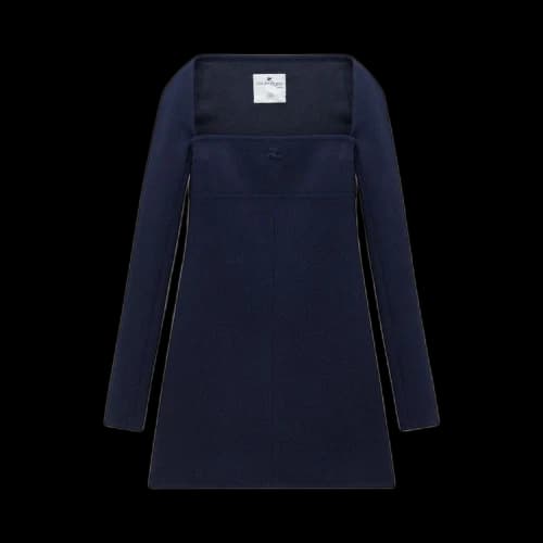 Courrèges Heritage Crepe Dress 'Navy'
