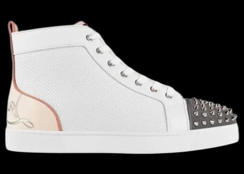 Christian Louboutin Fun Lou Spikes Flat Multi